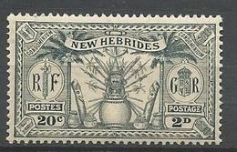 NOUVELLES-HEBRIDES N° 93 NEUF** LUXE SANS CHARNIERE   / MNH - Unused Stamps