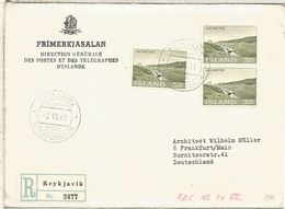 ISLANDIA ISLAND ICELAND CC CERTIFICADA VILLA DE AKUREYRI - Covers & Documents