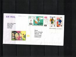 South Africa 2010 Interesting Airmail Registered Letter - Storia Postale