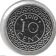 *suriname 10  Cents 2010  Km 13a Onley In Sets !!  Bu !! - Surinam 1975 - ...