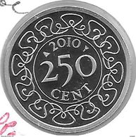 *suriname 250  Cents 2010  Km 24 Onley In Sets !!  Bu !! - Surinam 1975 - ...