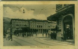 CARRARA - POLITEAMA G. VERDI - EDIZIONE ZANNONI E C. - SPEDITA 1910s (BG4642) - Carrara