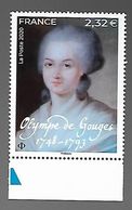 France 2020 - Yv N° 5408 ** - Olympe De Gouges  (Alexandre Kucharski) - Nuevos