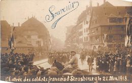 Strasbourg       67        Entrée Des Soldats Français      Novembre 1918   (voir Scan) - Strasbourg