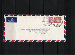 New Zealand 1960 Interesting Airmail Letter - Lettres & Documents