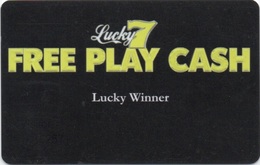 Carte Membre Casino : Crystal & Seaport Casino Aruba : Lucky 7 Free Play Cash Lucky Winner - Casino Cards