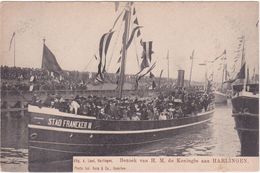 Harlingen Bezoek Wilhelmina Schip VN1863 - Harlingen