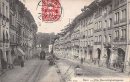 Bern Die Gerechtigkeitsgasse - Tram - Animée 1906 - Berna