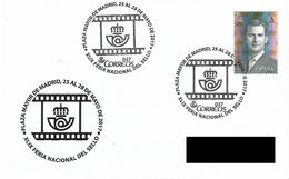 SPAIN. POSTMARK NATIONAL STAMP FAIR. CINE. MADRID 2017 - Autres & Non Classés