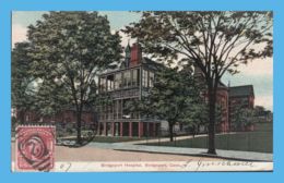 Vintage Postcard - Bridgeport (CT - Connecticut) - Bridgeport Hospital - Bridgeport
