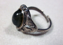 ANELLO CON PIETRA BIGIOTTERIA METAL VINTAGE - Ring