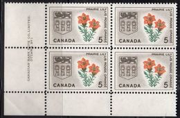 Canada - #425 PB Of 4 - MNH - Plate Number & Inscriptions