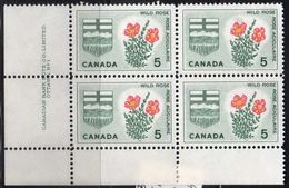 Canada - #426 PB Of 4 - MNH - Plate Number & Inscriptions