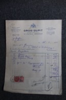 Facture Ancienne - BORDEAUX, Distillerie GROG DUPIT, Anisette Mercédès, Rhum GILL - 1900 – 1949
