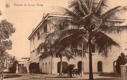 CPA NELS -  CONGO BELGE - KINSHASA - BANQUE DU CONGO BELGE  - NEUVE - NON CIRCULEE. - Kinshasa - Leopoldville