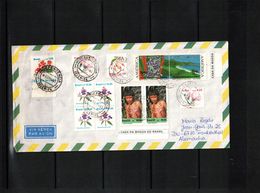 Brazil 1991 Interesting Airmail Letter - Storia Postale