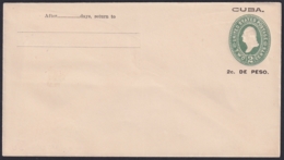 1899-EP-244 CUBA US OCCUPATION 1899 POSTAL STATIONERY Ed.42. 2c PAPEL BLANCO UNUSED. - Andere & Zonder Classificatie