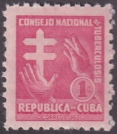 1953-254 CUBA REPUBLICA MNH 1953 SEMIPOSTAL CONSEJO DE TUBERCULOSOS. - Altri & Non Classificati