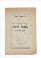 Document Commercial Musique 76 Aumale    Audition Musicale  Annee 1932 - Posters