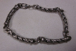 BRACCIALE METAL ACCIAIO  BIGIOTTERIA Lunghezza Aperto 19 Cm - Armbanden