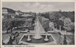 D-32105 Bad Salzuflen - Hauptallee Mit Leuchtfontäne ( 1953 Gel.) - Bad Salzuflen