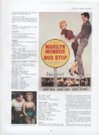 MARILYN MONROEreproduction De Photos Sur Papier 21x30 Cms Détaché D'une Revue-film Arrêt D'autobus - Personalidades Famosas