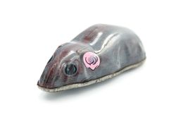 Vintage TIN TOY : Maker SAITO S2 - Mouse - 8 Cm - JAPAN - 1950's - - Collectors Et Insolites - Toutes Marques