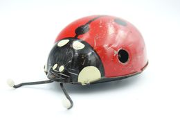 Vintage TIN TOY : Maker BERUSKA - LADYBUG - WITH BOX - 11 Cm - Czech Republic - 1950's - - Beperkte Oplage En Curiosa - Alle Merken