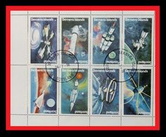 053. BARNERA ISLANDS SCOTLAND 1978 USED STAMP S/S SPACE, ROCKETS - Local Issues