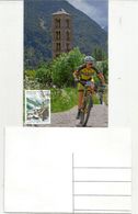 ANDORRA. Mountain Biking / VTT.  , Village De Pal Vers Port De Cabús Sur La Frontière Espagnole. Carte-Maximum - BTT