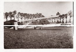 AEROPLANE ALENTOURS DE REIMS CHAMPAGNE (tirage Photo Moderne D Aprés Plaque Photo Anciennes ) - Piloten