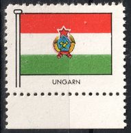 HUNGARY - Communist FLAG FLAGS / Cinderella Label Vignette - Germany Ed. 1950's - Star RÁKOSI Coat Of Arms Eagle - Sonstige & Ohne Zuordnung