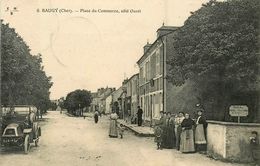 Baugy * Place Du Commerce Côté Ouest * Bureau Poste Et Télégraphe * Voiture Ancienne - Baugy