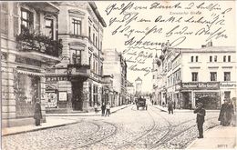 KÜSTRIN Zorndorfer Straße Tengelmanns Kaffee Geschäft Hermann Cohn Judaica Kostrzyn Nad Odra 10.9.1907 Gelaufen - Neumark