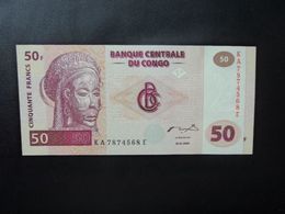 RÉPUBLIQUE DÉMOCATIQUE DU CONGO * : 50 FRANCS   4.1.2000     P 91A       NEUF - République Démocratique Du Congo & Zaïre