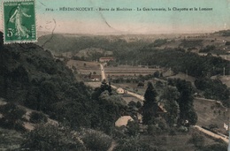 Hérimoncourt (Doubs) Route De Meslières, La Gendarmerie, La Chapotte Et Le Lomont - Carte Metthez Colorisée N° 1214 - Otros & Sin Clasificación