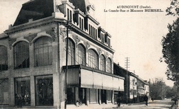 Audincourt (Doubs) La Grande Rue Et Maison Bumsel (grand Magasin) - Edition E. Karrer, Carte Non Circulée - Otros & Sin Clasificación