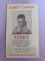 La Pléiade Albert Camus Essais Avec Jacquet - La Pleyade