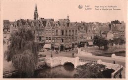 CPA NELS - LIER - LIERRE - HOGE BRUG EN VISCHMARKT - PONT ET MARCHE AUX POISSONS - ANIMEE - NON VOYAGEE- NEUVE. - Lier