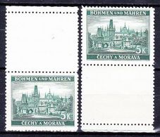 Boheme Et Moravie 1939 Mi 35 Zf (Yv 35), (MNH)** Vignettes - Unused Stamps