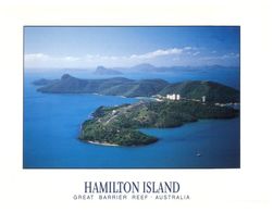 (A 38) Australia - QLD - Hamilton Island (aerial) - Mackay / Whitsundays