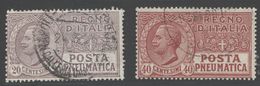 REGNO 1925  POSTA PNEUMATICA  USATA - Posta Pneumatica