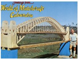 (A 40) Australia - QLD - Caloundra World Of Matchcraft - Harbour Bridge - Gold Coast