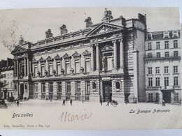 Carte Postale De Bruxelles, La Banque Nationale, « 58 » - Monumentos, Edificios