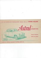 Buvard    Les Automobiles Francaises  Par  Astral-celluco   Simca   Astral Argenture - Auto's