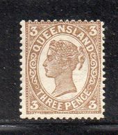 APR2337 - QUEENSLAND 1907 , Yvert N. 96  * . Filigrana Crown On A - Mint Stamps