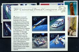 Estados Unidos Nº 114/24 Y HB 22. Año 1989/91 - 3b. 1961-... Nuevos