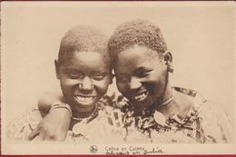 Native African Congolese Children Enfants Indigenes Belgisch Congo Belge  CPA Kwango Mission Missie Jesuites CPA - Belgian Congo