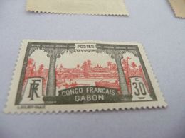 TP Colonies Françaises GABON Charnière N° 40 - Nuovi