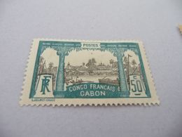 TP Colonies Françaises GABON Charnière N° 44 - Neufs